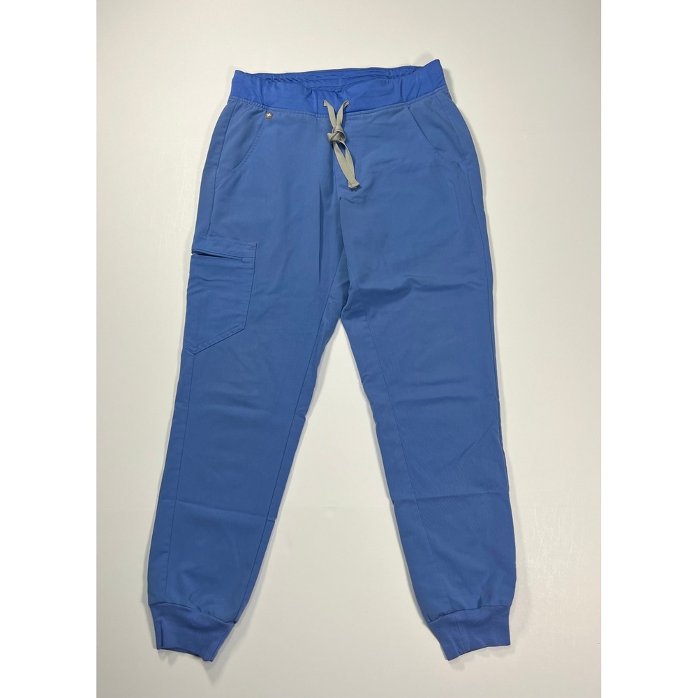 Figs Jogger Scrub Pants Women's Small‎ Light Blue Technical Collection
